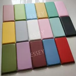 벽쿠션 충돌방지 접착식 20x50x3cm PU 스티커형 폼블럭 벽지 스펀지 부착식