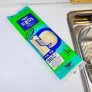 TBZ 태화 고무장갑 꽃밴L (아이보리)