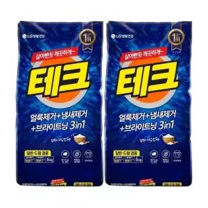 테크 6kg+6kg 베이킹파우더 세탁세제 분말세제