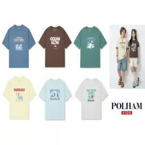 [롯데백화점]폴햄키즈 에어리쿨 루즈핏 그래픽 반팔티PKG2TS3831