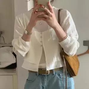 블라우스 뷔스티에 레이어드 심플