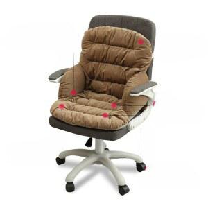 등받이 온열방석 보이로 방석패드 온열 열선 쇼파 전기장판 패드 극세사