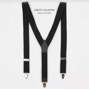 허리띠 클래식 와이 셔츠 서스펜더 서스팬더 블랙 멜빵 넥타이 남성 [m959F57]