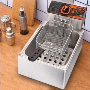 업소용 전기튀김기 10리터 기수 튀기기 돈 튀김기계