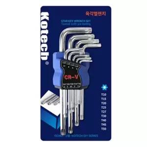 TBZ 간편휴대 공구 육각별렌치 9p세트 육각드라이버세트