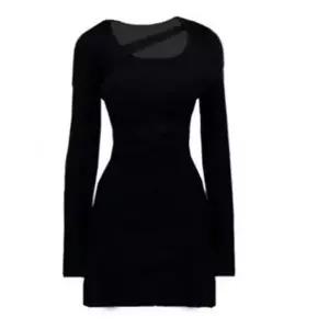 블랙 슬림 원피스 숏 파티 클럽 미니 연말 파티룩