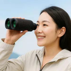 아이스코프 오페라글라스 콘서트 안경 쌍안경 뮤지컬 글래스 망원경광학 미니파우치 여행용 등산용쌍 고배