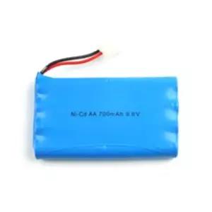 (튼튼)(YAKO) 9.6V 700mAh Ni-Cd Battery (YAK150700) 1 18 슈팅탱크 배터리 밧데리 바디 모형 공구 본체