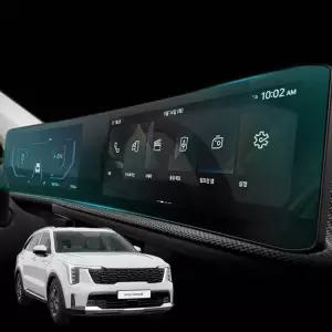 더뉴 쏘렌토 MQ4 내비게이션 필름 파노라마 풀커버스크린네비 보호 오염방지 기스 자동차