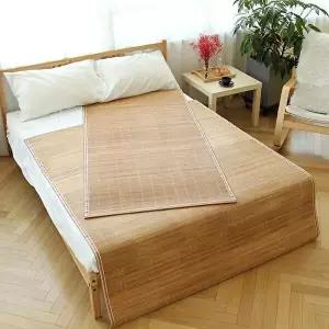 [리앤데코]천연 대나무 7.5mm 고급 탄화 대나무 돗자리 90x180cm