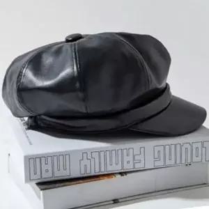캐주얼 가죽 겨울 레더 빈티지 드라이빙 모자