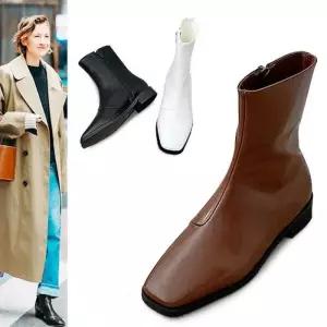 [카미엣뮤즈]삭스 핏 슬림 앵클부츠_KM20w086