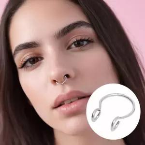 [라일리쥬얼리] Rly WL 코피어싱 페이크 코뚜레 코찌 뚫지않는 남자