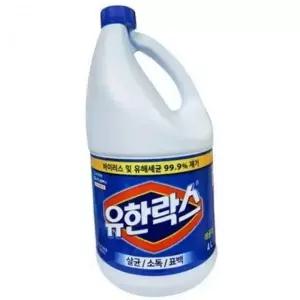 ( )청소 4l 다목적 세탁물 위생 락스 표백 제