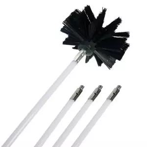 연통 연도 청소 솔 전동 드릴 장착 브러쉬