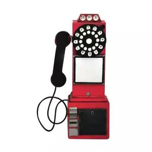 전화부스 모형 야외 장식품 복고 소품 공중전화부스 장식