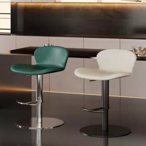 의자 바퀴 달린 체어 높이 홈바 블랙 스툴 북유럽 카페 주방