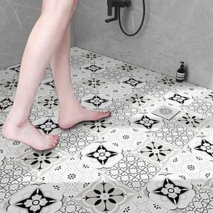 욕실 바닥 시트 현관 PVC 스티커 타일 화장실 주방 장판