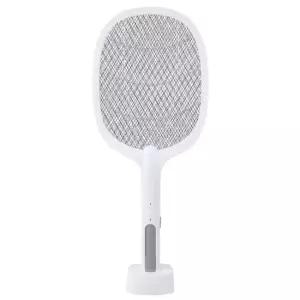 원버튼 작동 LED 트랩 전기 모기채 포충기 살충기 원터치