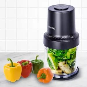 미니 쵸퍼 야채 마늘 전동 분쇄기 다지기 블랙 1L이유식 다용도 만능 초퍼 양념 멀티