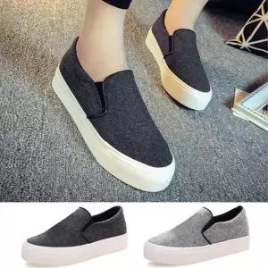 [신세계라이브쇼핑][옷자락] 여자 데일리 캐주얼 키높이 슬립온 스니커즈
