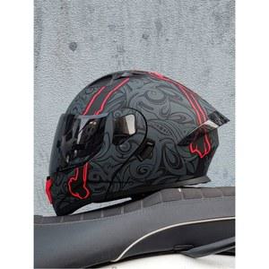 시스템헬멧 풀페이스 선바이저 헤드셋 블랙투명 빅사이즈 스쿠터 헬멧 블루투스 양도 시스템