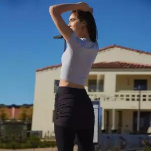 ANDAR 에어쿨링 우븐 셔링 8.2부 치마레깅스118002