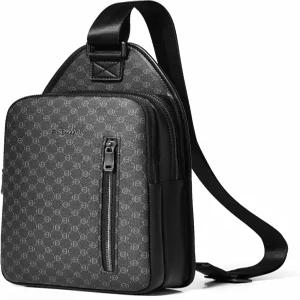 FSD 남성용 WG 슬링 백팩 가슴 가방 크로스바디 숄더백 방수 기능이 있는 여행용 등산 지갑