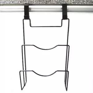 냄비뚜껑 정리 도어후크 블랙 싱크대 문걸이 거치대 주방 수납 용품