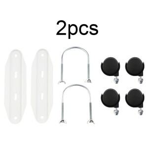 2개 오일 틴 풀리 브래킷 수력 라디에이터 전기 히터 모바일 360 ° 전방향 휠 스탠드 홈 오피스 하드웨어