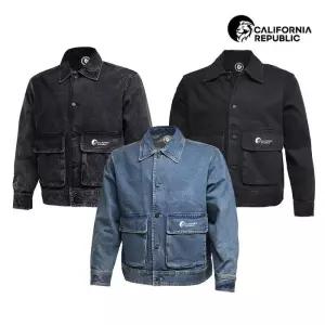 [고랄레포츠]미들숏 레귤러 데님자켓