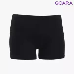 [고아라]검정속바지 교복속바지 여성 편한 학생 3부 면 스판 무지 베이직 1매