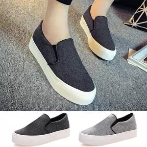 [옷자락]여자 데일리 캐주얼 키높이 슬립온 스니커즈