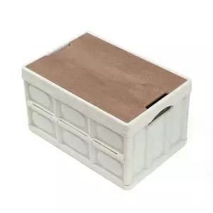 멀티수납 캠핑 폴딩박스 +방수백 56L 트렁크정리함 캠핑박스