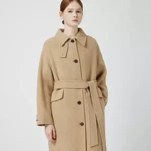 [CC콜렉트]벨티드 헤링본 핸드메이드 맥코트_C254MSG357