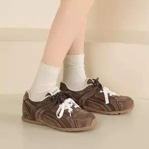 빈티지 여사친 빨강 키높이 클래식 트렌드 단화 발 플랫 작은 MN 인기5