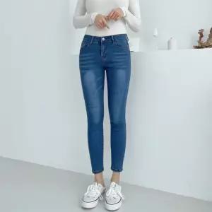 여성 플렌타 스판 스키니진 빅사이즈