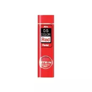 펜텔 아인 슈타인칼라샤프심 C275-RD 적색RD0.5mm (10개입) 교체용