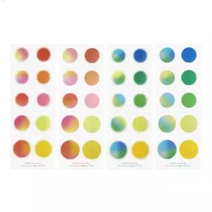 꾸미기 스티커 반투명 홀로그램 포장 스티커 원형 다꾸스티커 감성스티커