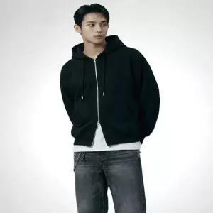 [디프]무드 남자 캐주얼 데일리 후디 투웨이 쭈리 후드집업 [DIFH_7001]