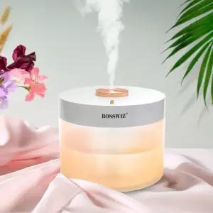 유무선 초음파식 강력가습효과 무드램프 780ML휴대용기 책상기 작은기 USB기 미니등 등기 조명기 가습기 미