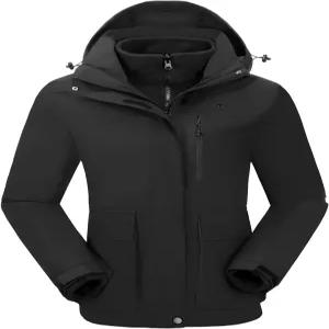 CAMEL스포츠 여성 스키 재킷 방수 플리스 스노우 코트 3 in 1 스노보드 겨울 따뜻한 바람막이 레인코트