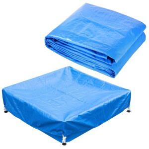 4피트 x 12인치 미니 프레임 풀 커버 키디 지상 수영장 야외 뒷마당 교육용(커버 전용)