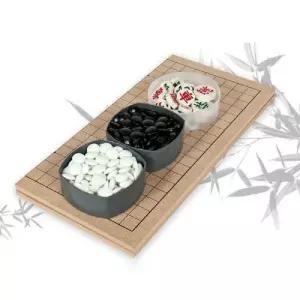 1cm 접판 바둑판 장기알 세트 양면 휴대용 접이식 놀이