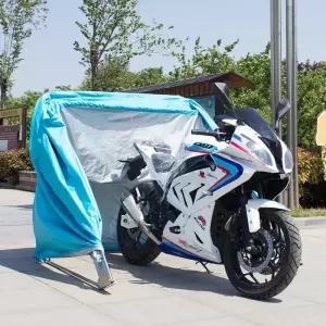 오토바이 주차장 텐트 보관 간이 상품 방수 보호 차고 자전거