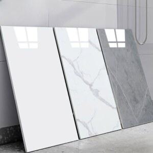 데코타일 스티커 욕실 50장 바닥타일 대리석 벽 장식 화이트(60x30cm) 주방 접착식 베란다 10장 시트지 인테리어