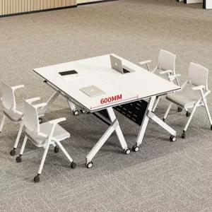 접이식 강의실 책상 이동식 연수원 데스크 다용도 폴딩 수강용 회의실