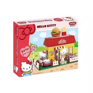 [하프클럽/브이와이]헬로키티 햄버거샵 블럭 옥스포드블럭  장난감
