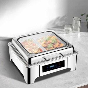 전기 음식 보온기 워머기 정사각형 전기워머 원형단일 중탕기 온열기 싱글 스테인레스