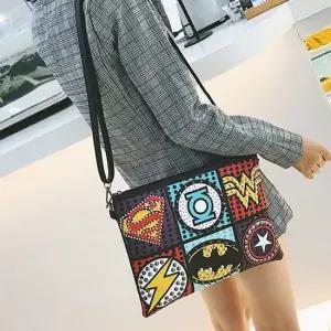 여성 유니크 스터드 컬러포인트 히어로 숄더 클러치백 유니크백 스터드백 포인트백